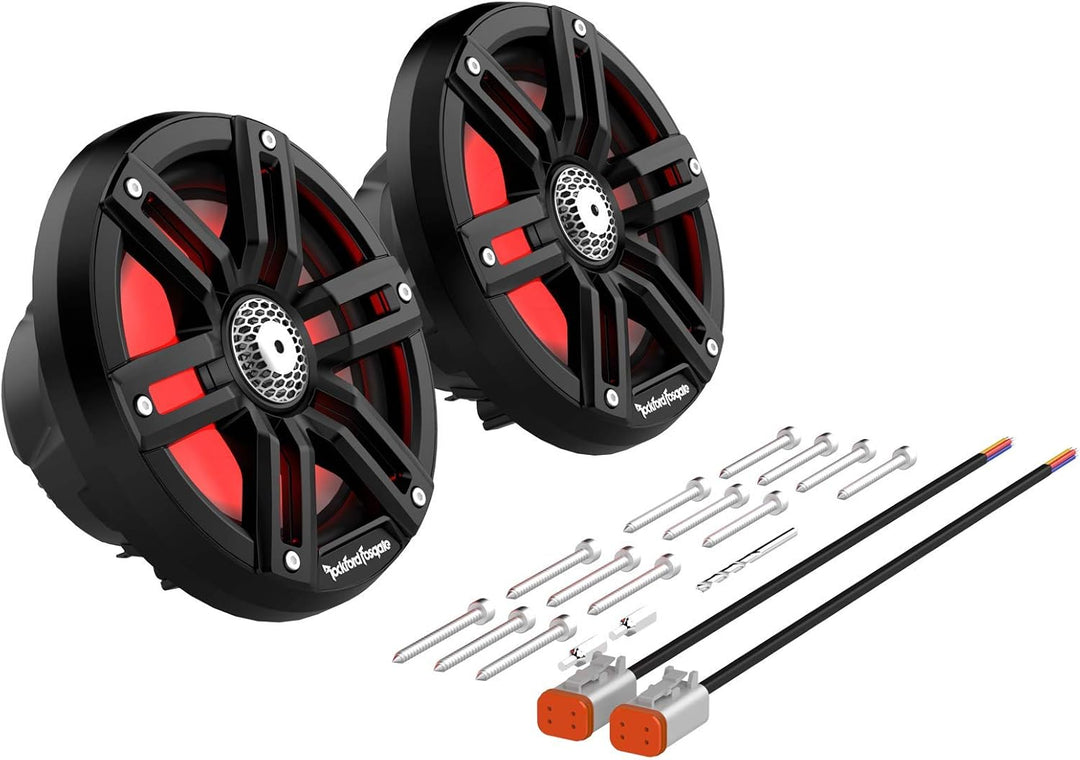 Rockford Fosgate Marine M2-65B Color OPTIX - 16cm 2-Wege Lautsprecher schwarz
