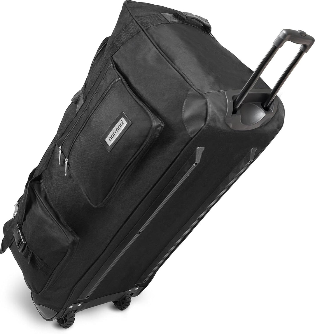 normani Stabile Reisetasche Trolley Big Size XL 80-150 Liter mit 2 Rollen –Robust und wasserabweisen