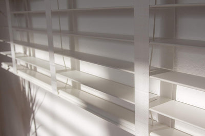 PVC Jalousie in Holzoptik | Rollos & Jalousien Jalousien in Wood-Optik | Fauxwood Jalousie | 50 mm L