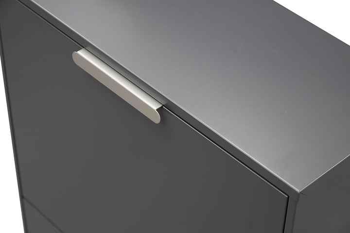 ARREGUI Ecoclas CR604-E Mülltrennsystem aus Stahl | 4 Fächer Mülleimer für die Küche |4x17L (68L) |