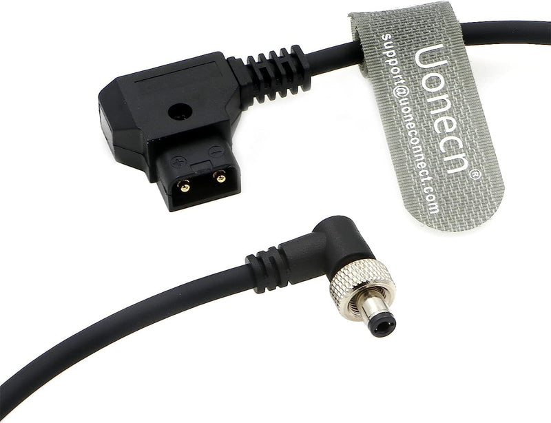 Uonecn DC 2.1 5,5 mm Rechts Winkel zu Hahn D-Tap Power Kabel für Anton Bauer Kable Video Geräten PIX