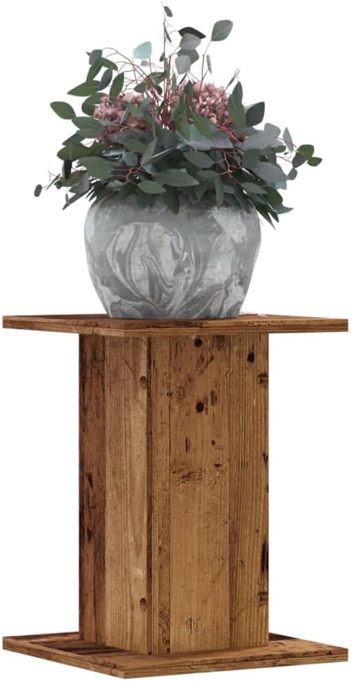 vidaXL Pflanzenständer 2 STK., Blumenständer Hohle Konstruktion, Dekosäule Podest für Pflanzen Dekoa