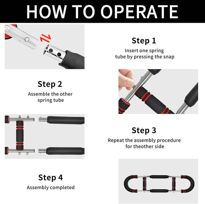Shaker Twister Armtrainer,Twister Arm Trainer,Verstellbarer Brust-Expander,Tragbarer Muskelkraftvers