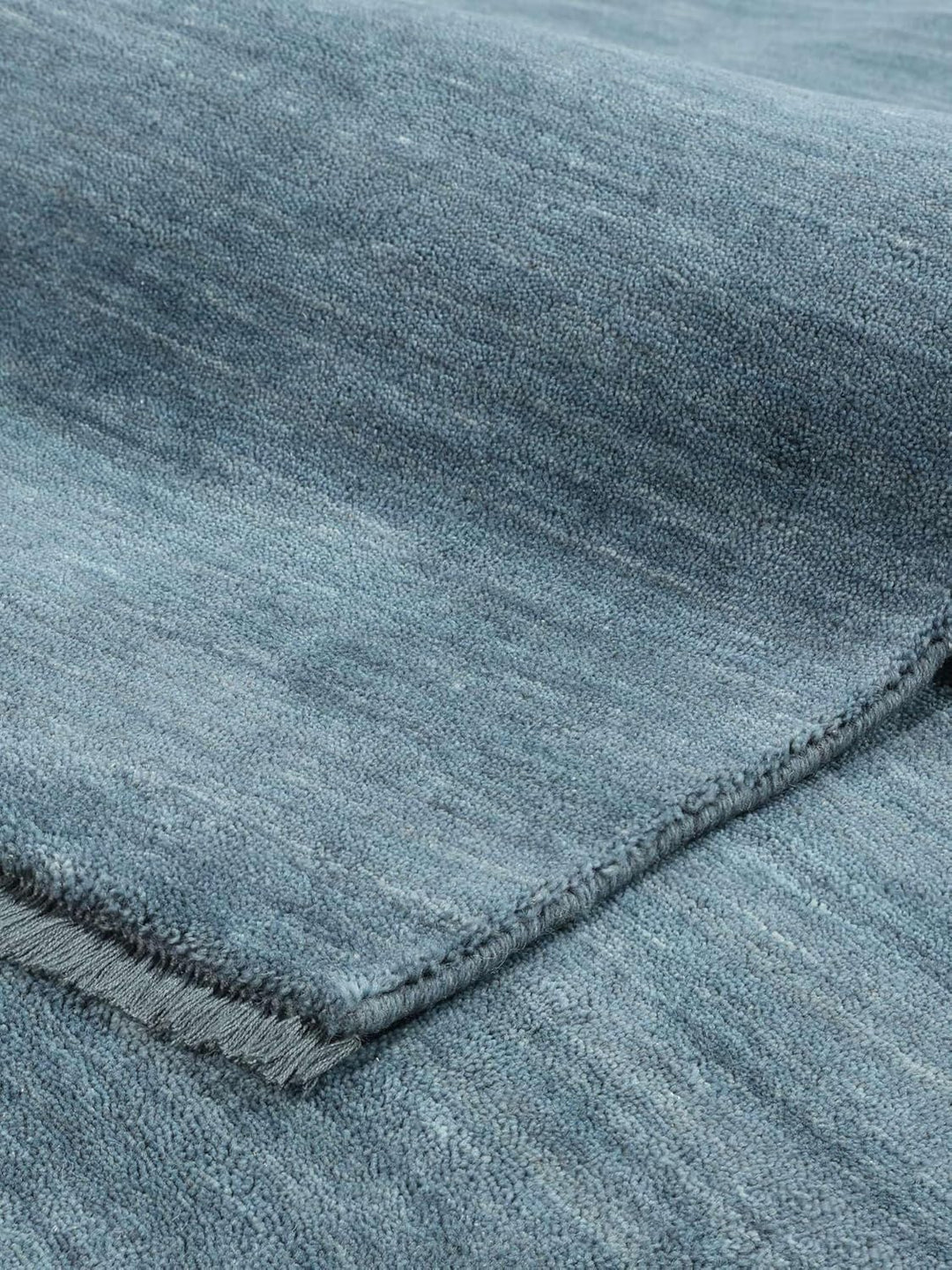 RugVista Handloom Fringes Teppich - Dunkeltürkis 80x120 80 x 120 cm (Rechteckig) Dunkel Teal, 80 x 1