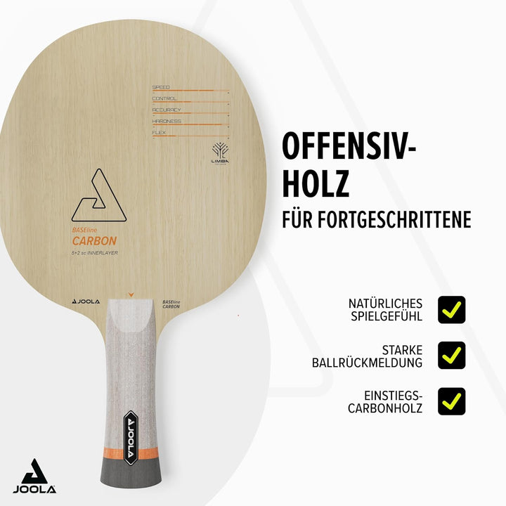 JOOLA Holz Baseline Carbon Konkav, Konkav