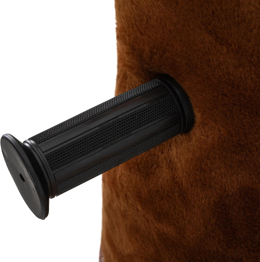 Miweba Pony Amadeus | Reitpferd auf Rollen - Pferd für Kinder - Schaukelpferd - Schaukeltier - Kusch