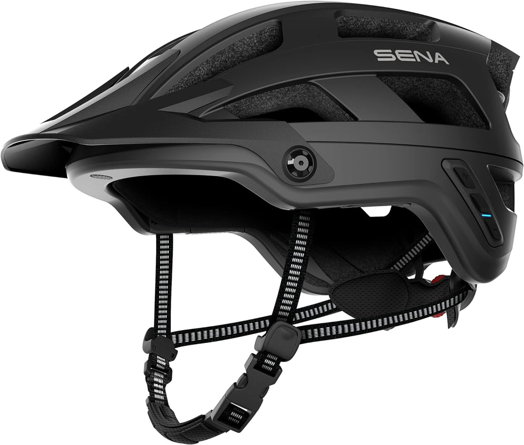 Sena M1 EVO Smart Mountainbike-Helm (Matt-schwarz, L)