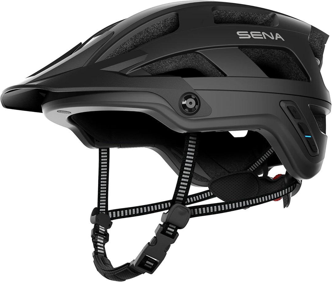 Sena M1 / M1 EVO Smart Mountainbike-Helm mit Bluetooth Gegensprechanlage und Smartphone-Konnektivitä