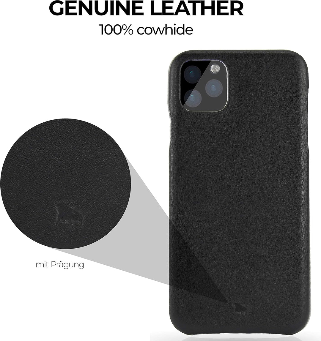 BULLAZO Menor Classic – kompatibel mit iPhone 11 Pro 5,8" Case Handy Schutzhülle aus hochwertigem Le
