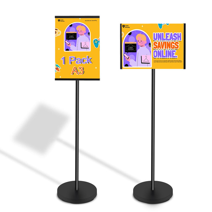 RayLove A3 Infoständer DIN A3 Plakatständer Informationsständer Präsentationsständer Zeichenrahmen f