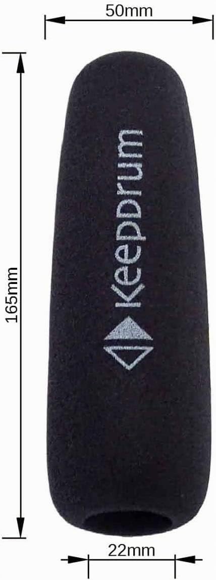 keepdrum WSVM Windschutz Popschutz für Videomikrofone und Richtmikrofone