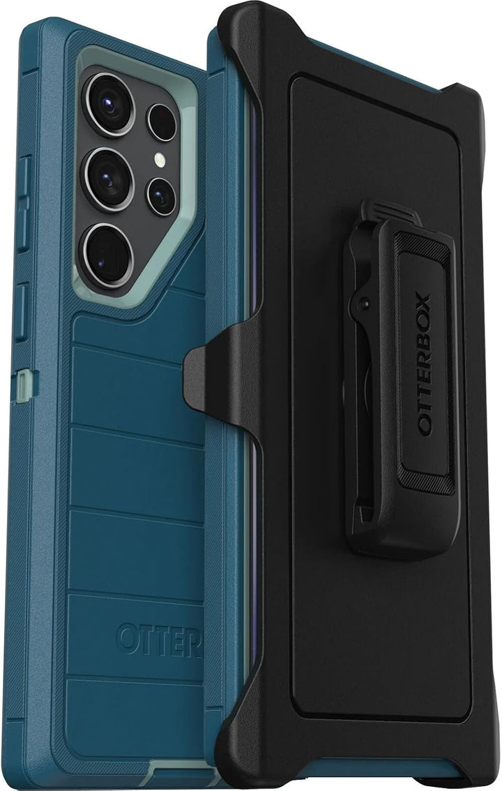 OtterBox Schutzhülle für Galaxy S23 Ultra (nur) – Defender Series – Manöver – robust und langlebig –