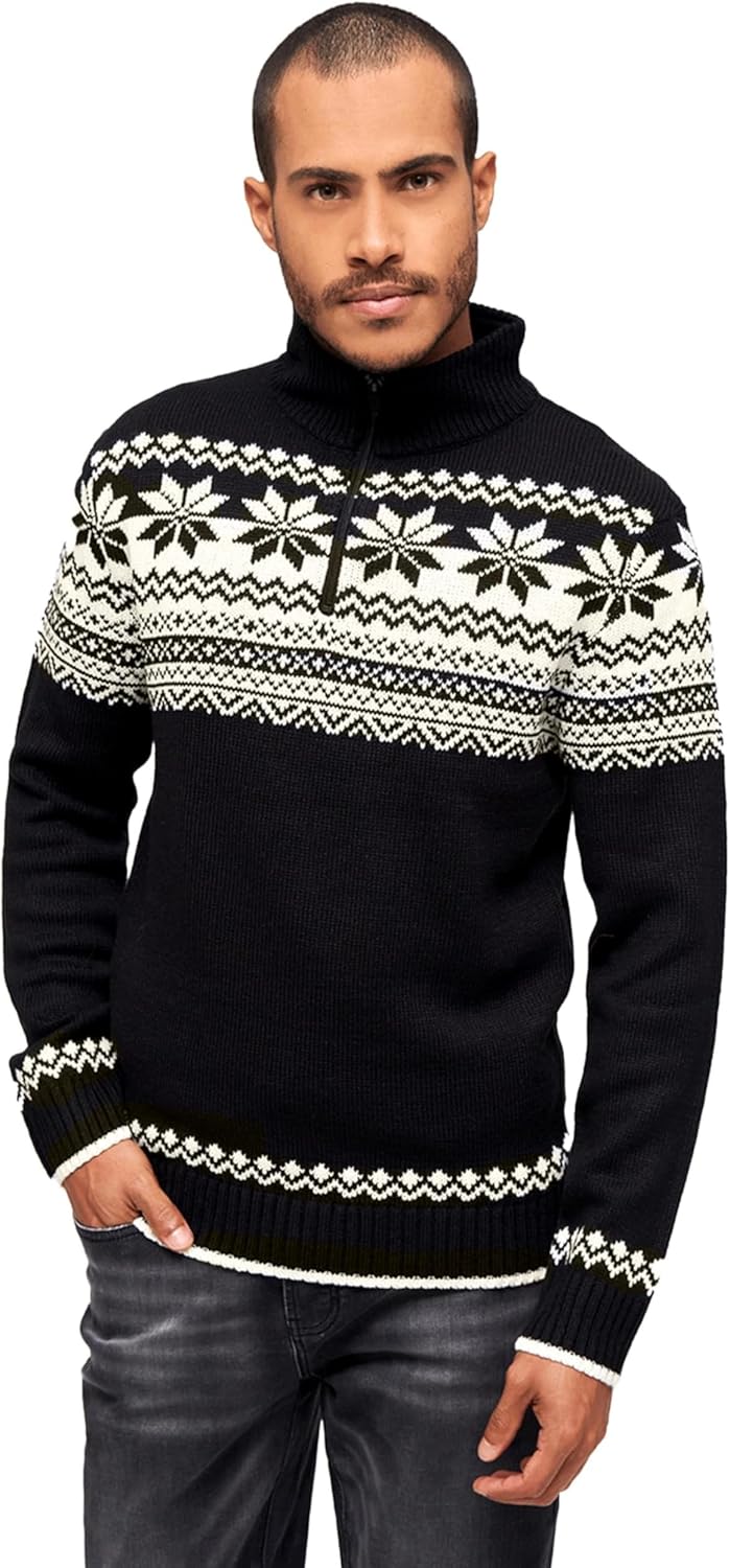 Brandit Norweger Armee Troyer Pullover Army Pulli Winter Outdoor ARBEITSPULLOVER 5XL Schwarz, 5XL Sc