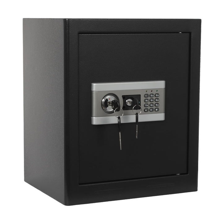 Elektronischer Tresor | 38 * 31 * 45cm | 43L Q195 Kohlenstoffstahl Doppelschloss Elektronischer Safe