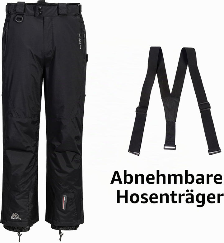 Cox Swain Herren Ski-/Snowboardhose Zermatt 2 - mit RECCO Lawinenreflektor - 15.000mm Wassersäule! M