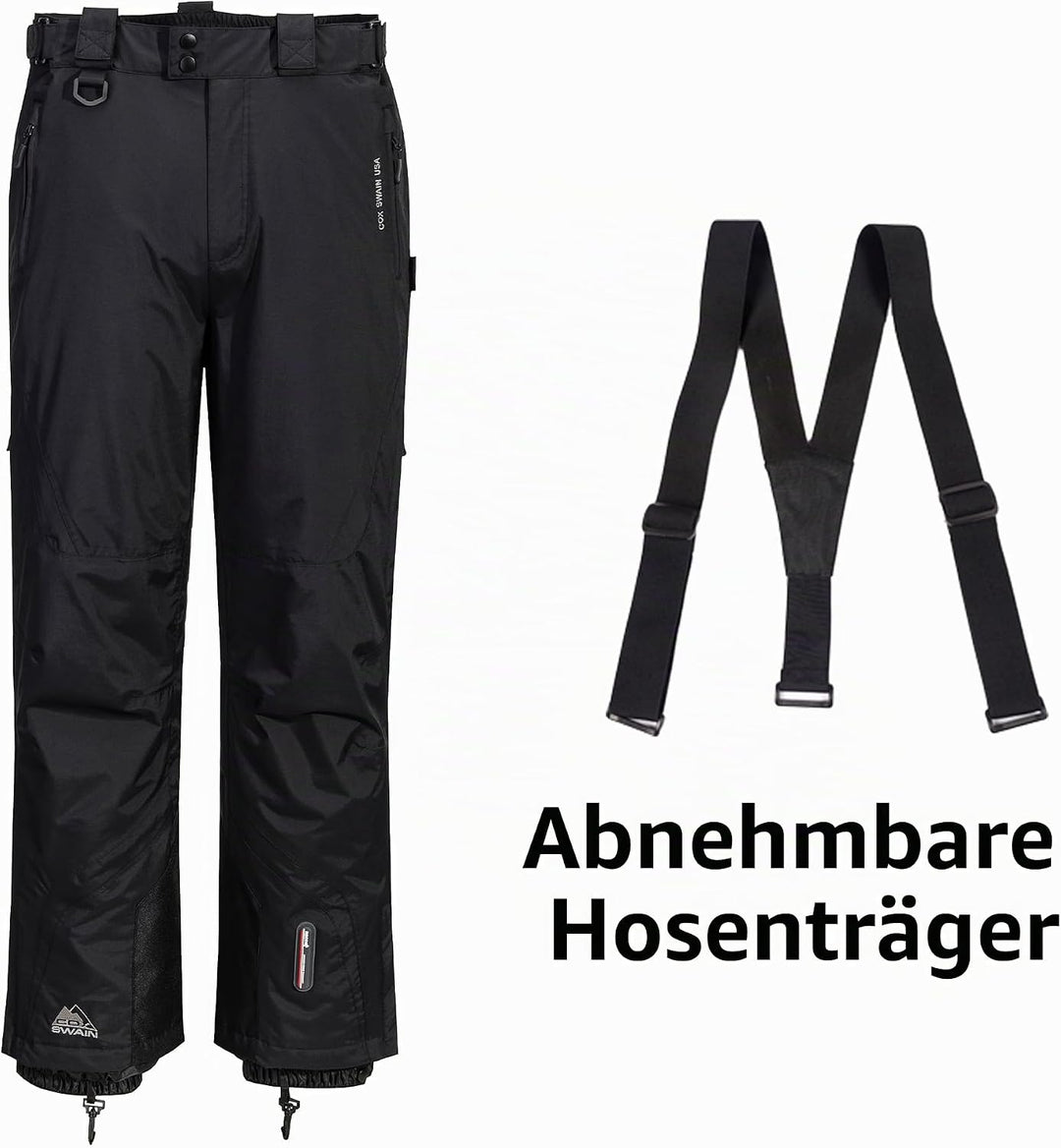 Cox Swain Herren Ski-/Snowboardhose Zermatt 2 - mit RECCO Lawinenreflektor - 15.000mm Wassersäule! X