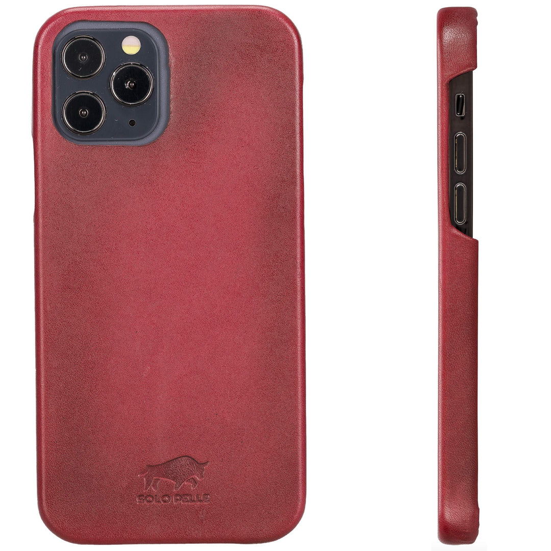 Solo Pelle Lederhülle für das iPhone 12 Pro Max in 6.7 Zoll Princeton Case Leder Hülle Ledertasche B