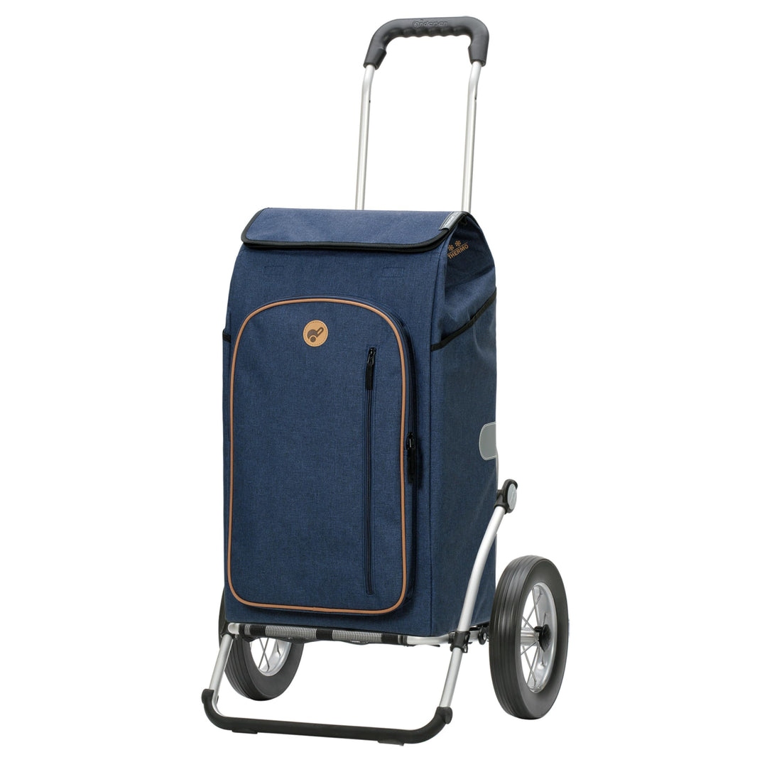 ANDERSEN Einkaufstrolley - Royal Shopper Folke blau 61 L Freizeit, Handwagen, Thermo, Aluminium, kla