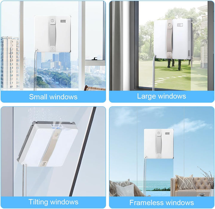 10 Stück für Ecovacs Winbot Mini Ersatzteile Wischtücher Reinigungstuch Set, für Ecovacs Winbot Fens