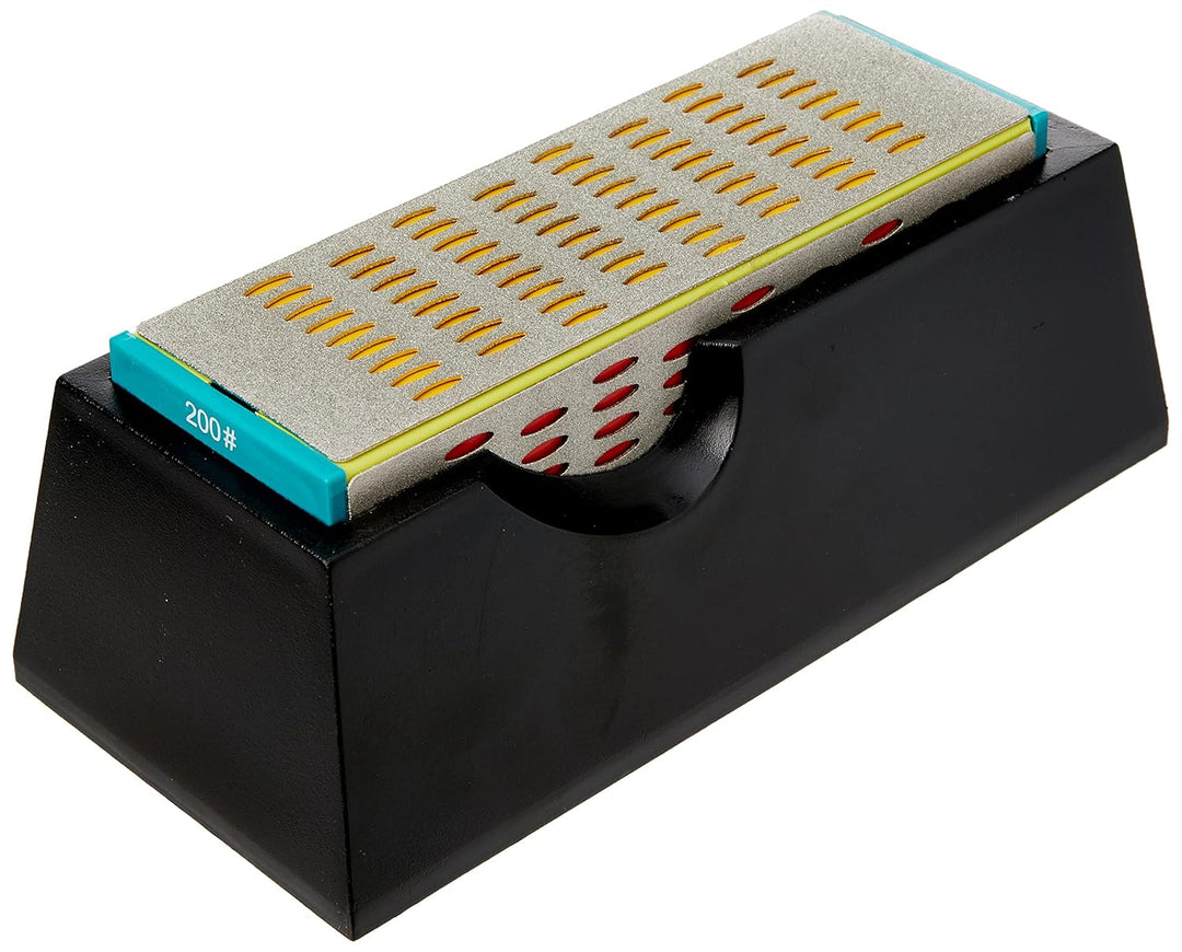 Silverline 374894 Vierseitiger Diamantabziehstein 160 x 55 mm