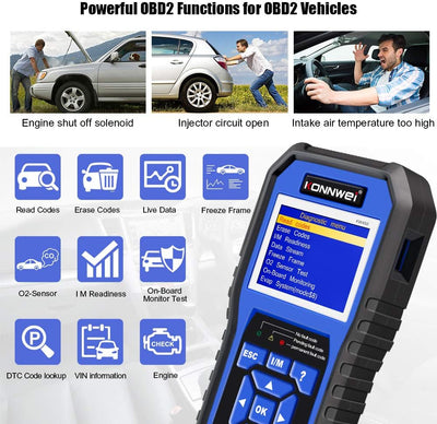 KONNWEI KW450 OBD2 Diagnosegerät Kompatibel Mit VAG Fahrzeuge Alle Systeme KFZ Auslesegerät Fehler M