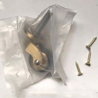 4 Stück Möbelrollen aus Massivem Messing,Antik Vintage Gummierten Räder,Lenkrollen,Transportrollen,3