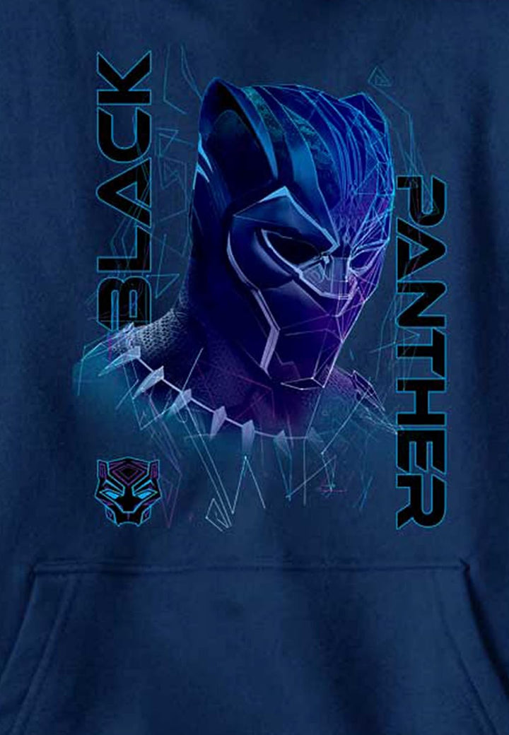 Marvel Jungen Ultra Panther Hoodie, Heather Navy, M