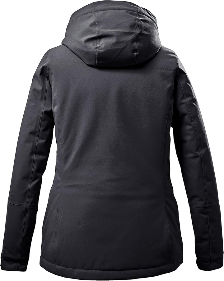 Killtec Damen Outdoorjacke Funktionsjacke mit abzippbarer Kapuze KOW 140 WMN Jckt wasserdicht, Windd