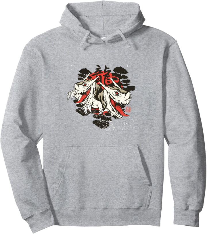 Japanisches Drachen-Kunstwerk I Kunstvolles Grafikdesign Japan Pullover Hoodie