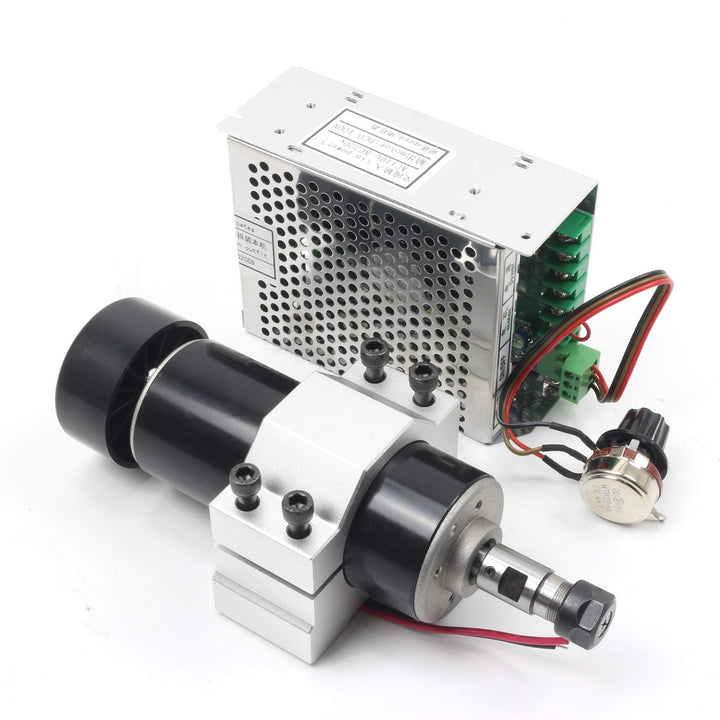 RATTMMOTOR 500W Luftkühlumg Spindelmotor Kit 0.5kW ER11 12000U/min Mini Spindelmotor und 220V PWM Dr