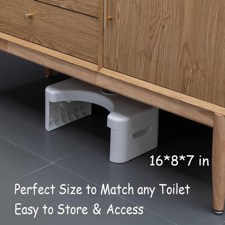 7 -Zoll -Toilettenhocker für Erwachsene und Kinder, abnehmbar und stapelbar, Badezimmer -Töpfchenstu