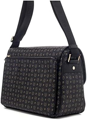 Pollini Heritage Classic Tasche mit Klappe Nero, Nero