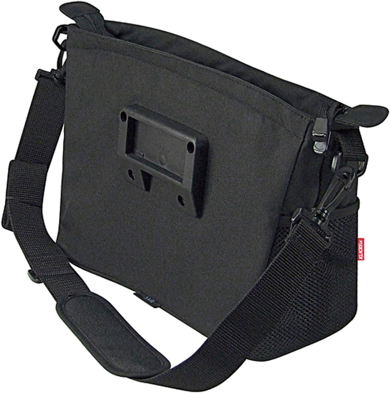 KLICKfix Fahrradtasche ALLEGRA LENKERTASCHE, 0275S, 14 x 33 x 22 cm Schwarz, Schwarz