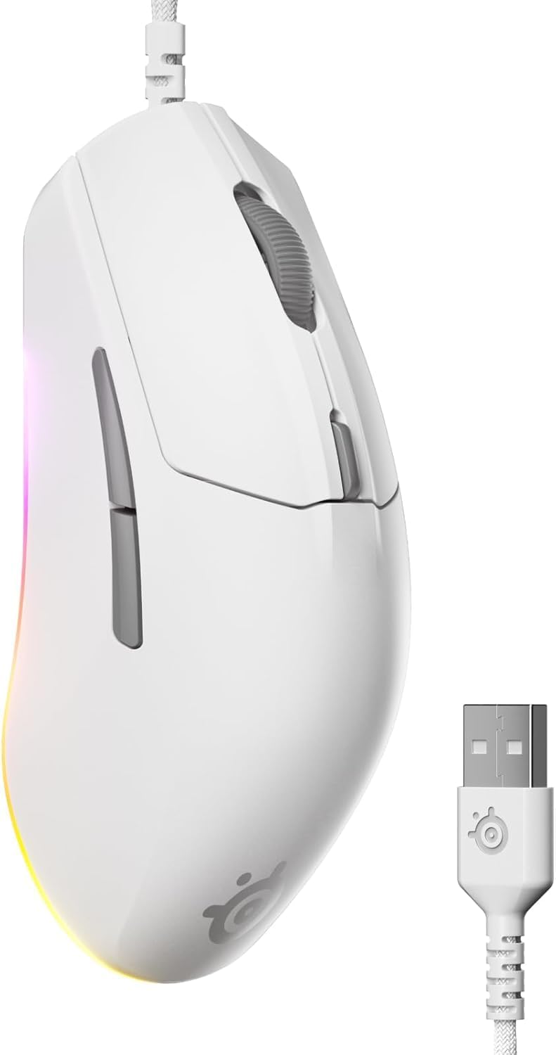 SteelSeries Apex 3 TKL White - Gaming Tastatur - 8-Zonen RGB-Beleuchtung - Deutsches QWERTZ Rival 3