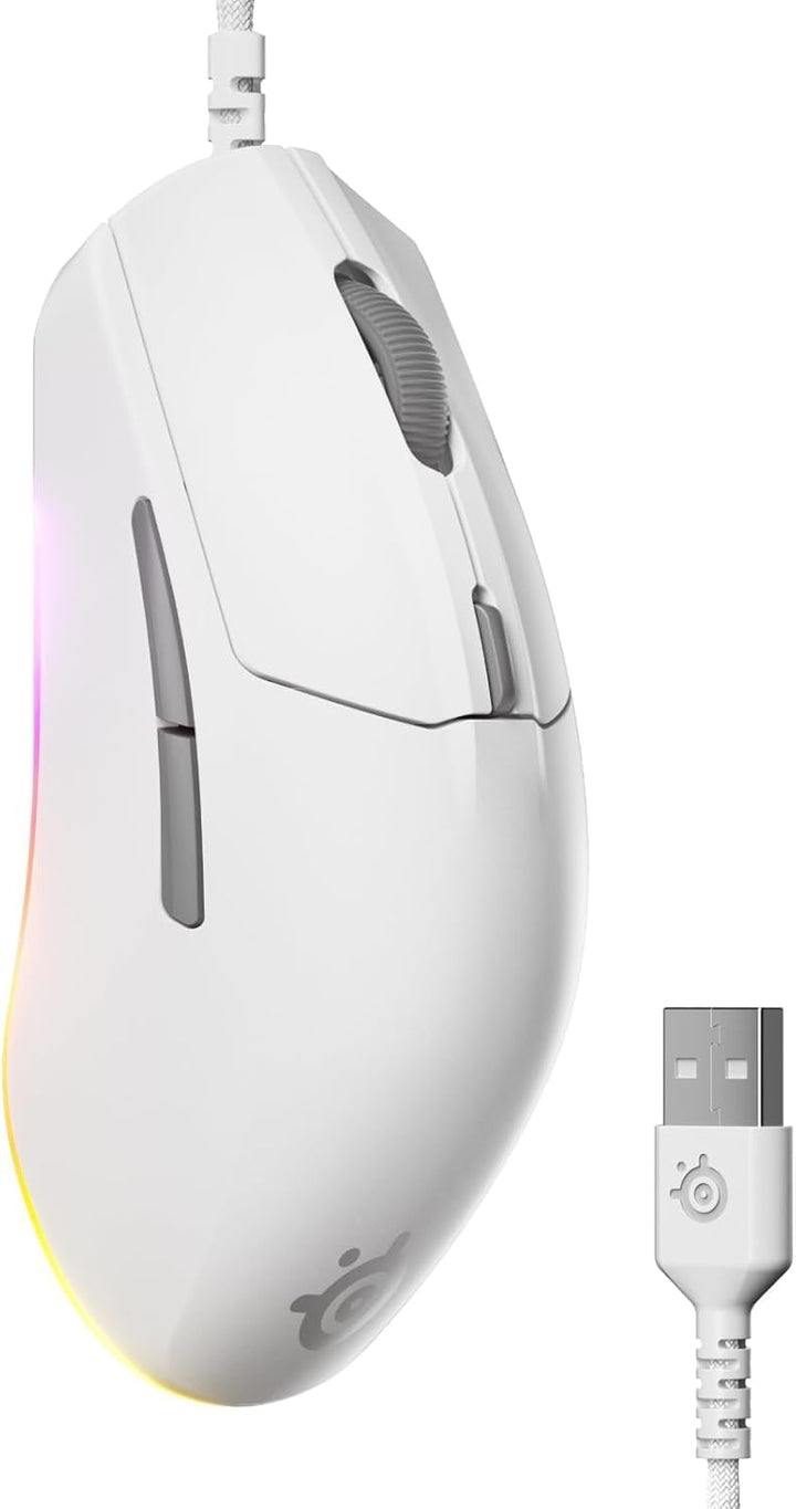 SteelSeries Apex 3 TKL White - Gaming Tastatur - 8-Zonen RGB-Beleuchtung - Deutsches QWERTZ Rival 3