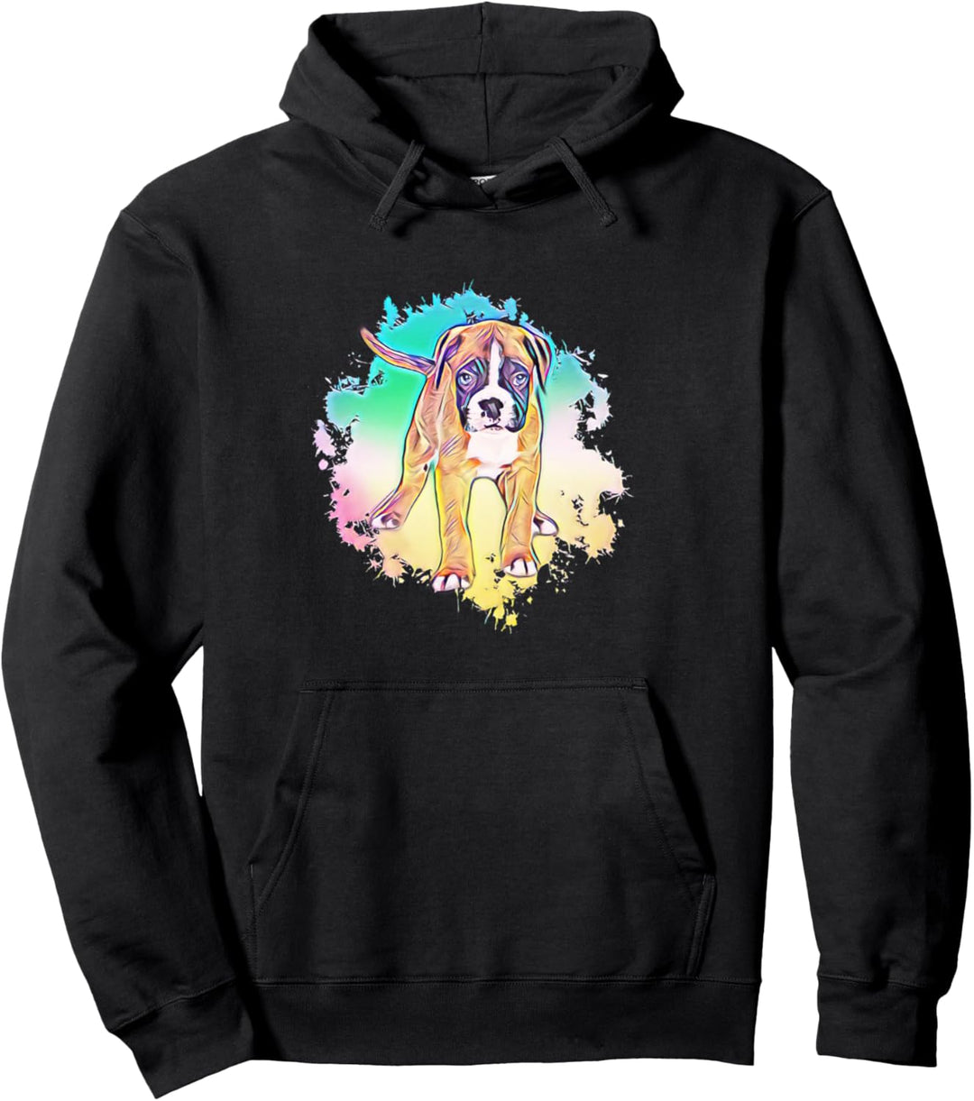 Boxer Welpe Deutscher Boxer Pullover Hoodie