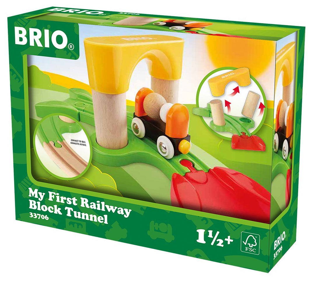 BRIO 33706 - Mein erster Steck Tunnel, bunt