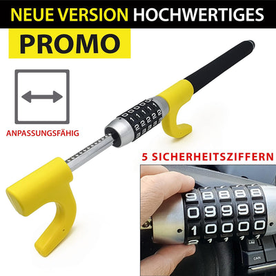 KRASER KR940B Lenkradkralle Wohnmobil Lenkradschloss für Auto Lenkradsperre Lenkrad Zahlenschloss, L