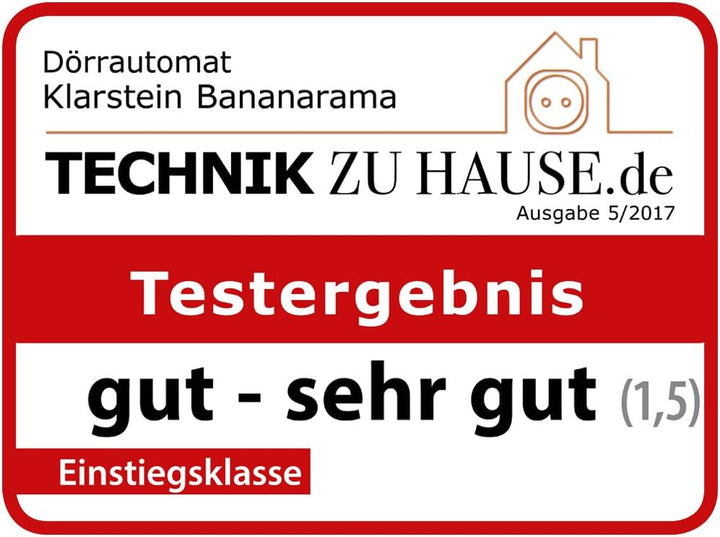 Klarstein Bananarama - Dörrgerät, Dörrautomat, Obst- Fleisch- und Früchte-Trockner, 6 Etagen, stapel