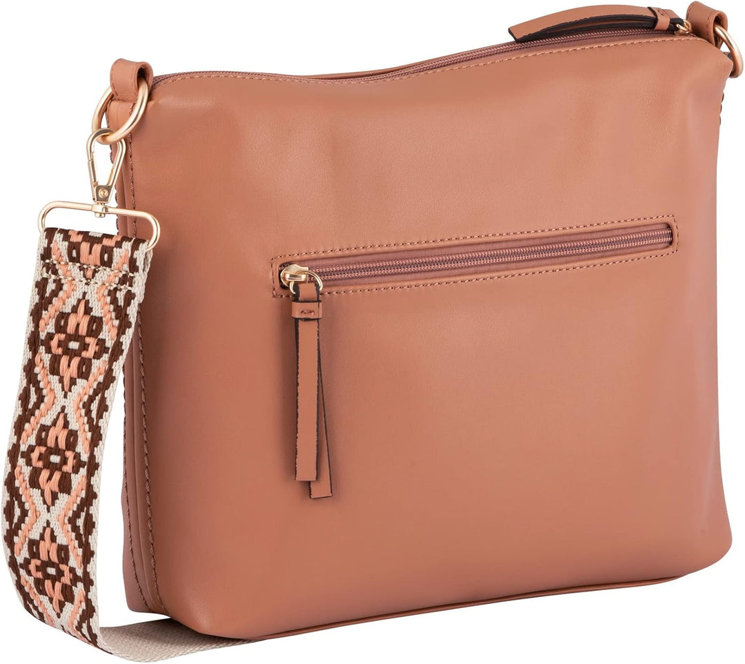 Gabor bags , SVEDA, Damen, Umhängetasche, M, rosa, 32x7x23,5cm