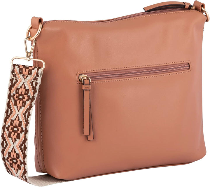 Gabor bags , SVEDA, Damen, Umhängetasche, M, rosa, 32x7x23,5cm