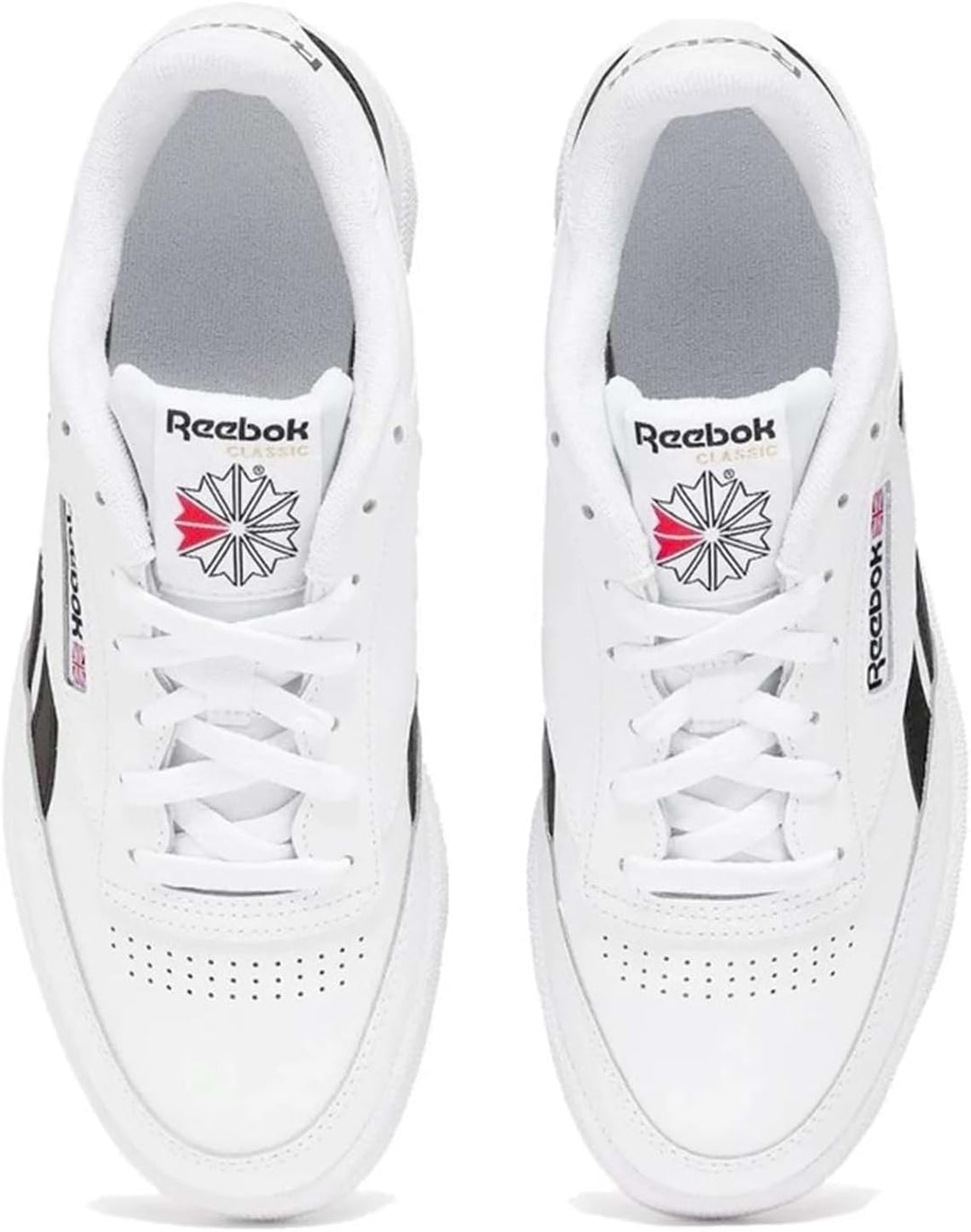 Reebok Unisex Club C Revenge Sneaker 34 EU Ftwwht Black Ftwwht, 34 EU Ftwwht Black Ftwwht