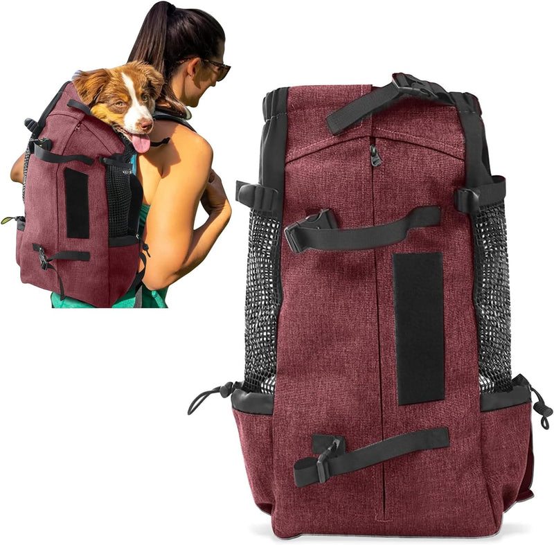 PETCUTE Hundetasche Hundetransporttasche Tragetasche für Hunde Katzen Wanderrucksack Seite Atmungsak