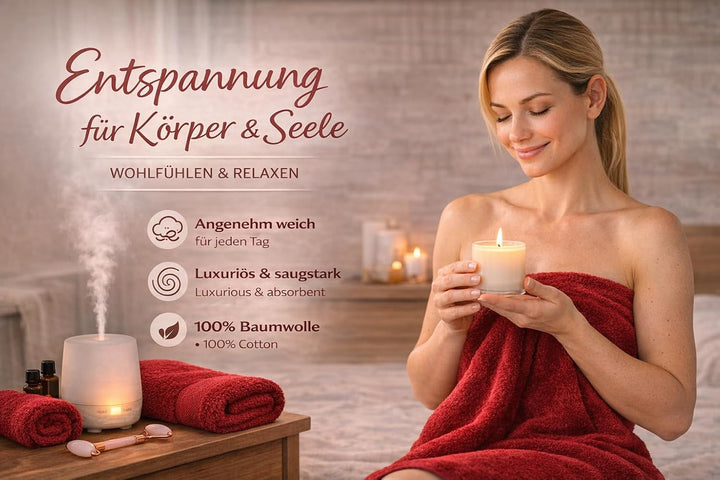 Betz 4-TLG. Handtuch Set Premium 100% Baumwolle 2 Duschtücher Duschtuch Grösse 70 x 140 cm 2 Handtüc
