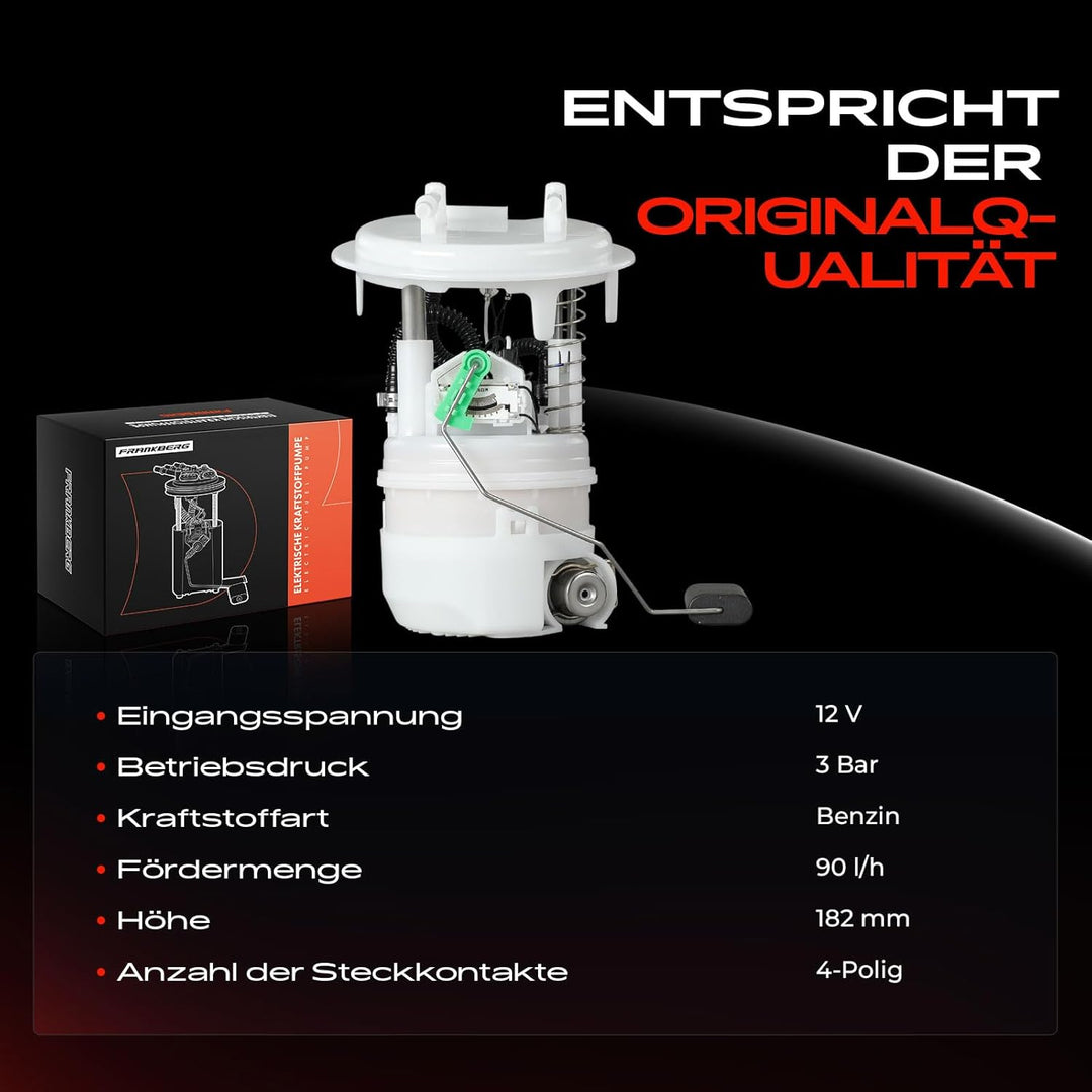 Kraftstoffpumpe Benzinpumpe für C4 I 307 308 SW I 1.4L 1.6L 2.0L 2002-2014 Benzin 96805305