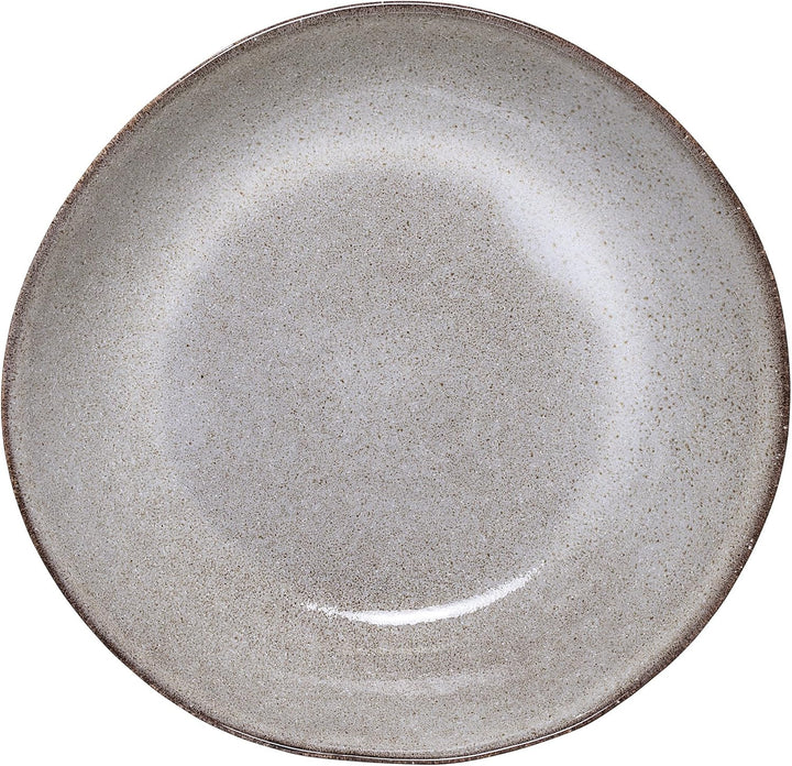 Bloomingville Suppenteller Sandrine, grau, Keramik, 22 cm