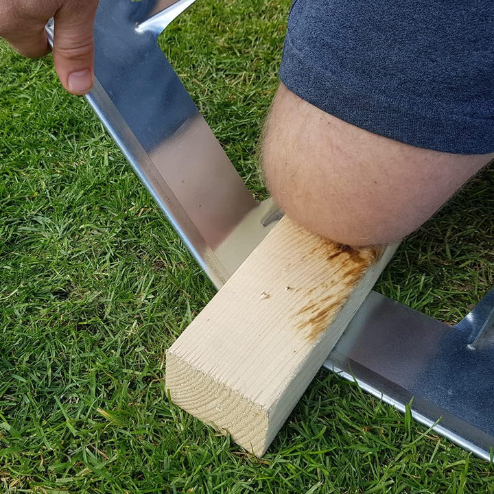 Hochwertige Metall Rasenkante (verzinkt), Metall Beeteinfassung, Höhe: 75mm (Rostbraun, 15m) Rostbra