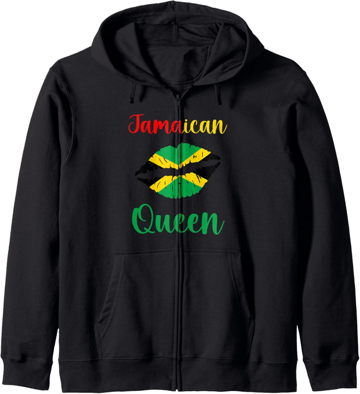 Jamaika Hemd Jamaika Königin Reggae Jamaika Flagge Jamaika Kapuzenjacke