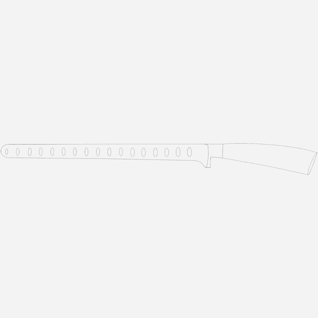 Van Berkel - Lachs-Messer - Elegance Serie | Klingenlänge: 26 cm | Griff: Schwarz Glanz|*Blisterverp