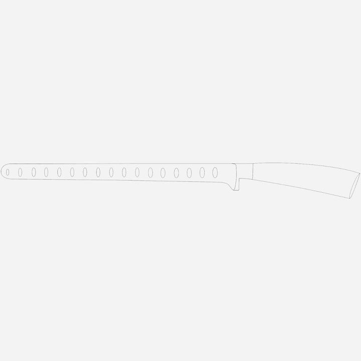 Van Berkel - Lachs-Messer - Elegance Serie | Klingenlänge: 26 cm | Griff: Schwarz Glanz|*Blisterverp
